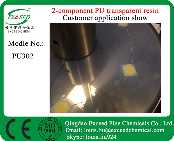 UV-resistant transparent polyurethane casting resin