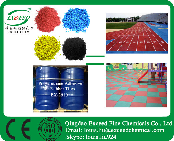 Polyurethane binder for sports ground